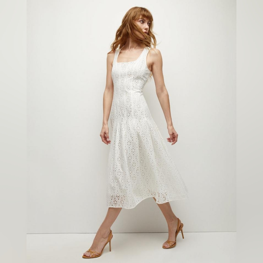 Veronica Beard - Jolie Cotton Eyelet Dress